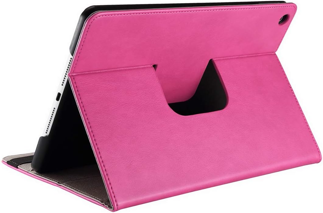 doupi 360 Smart Flip Cover for Samsung Galaxy Note Pro (12.2 inch) Deluxe Leatherette Protective Case Sleep/Wake Function 360 Degree Rotatable Stand Screen Protector Pink