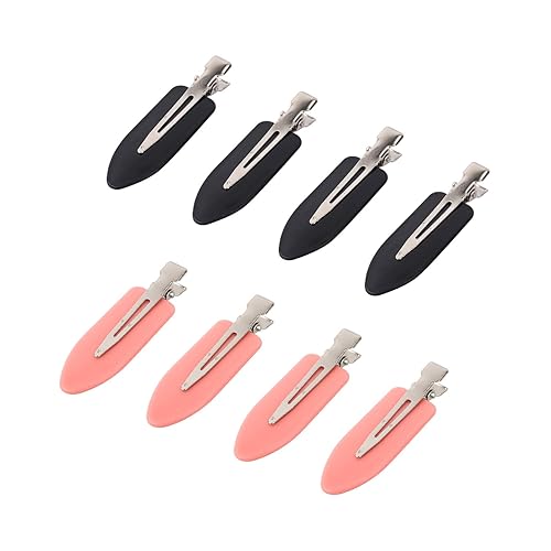 AMMON 8 pinzas para el cabello sin doblar, pinzas para el cabello sin arrugas, pinzas para el cabello sin arrugas, pinzas para el cabello sin