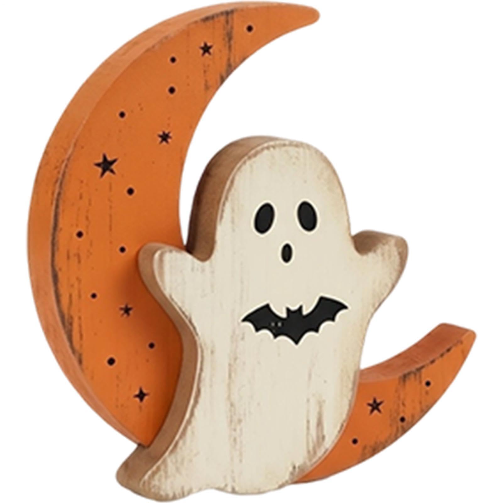 Decorazioni Di Halloween Fantasma Carina Decorazione Per Interni In Legno