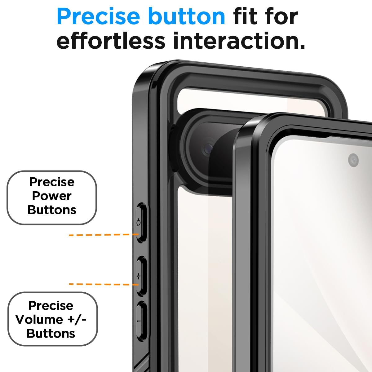 AICase Per Google Pixel 10 Pro, custodia impermeabile a 360 gradi, protezione completa per esterni, protezione completa IP68, protezione subacquea per Google Pixel 10 Pro 2025