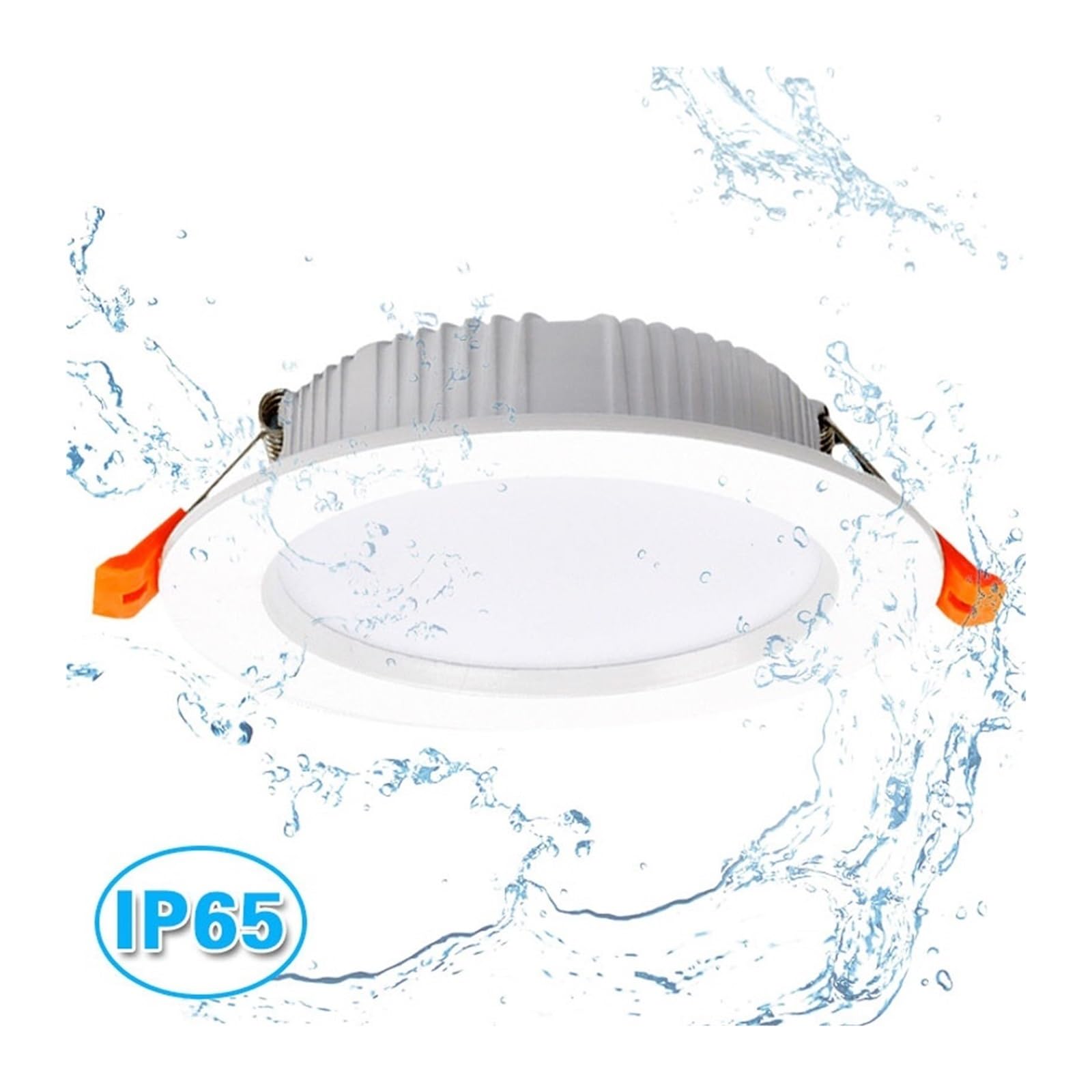 4PCS LED Downlight IP65 ściemnialny 7W 9W 12W 15W do łazienki 12V kuchnia toaleta okap sufitowa lampa białe światło punktowe