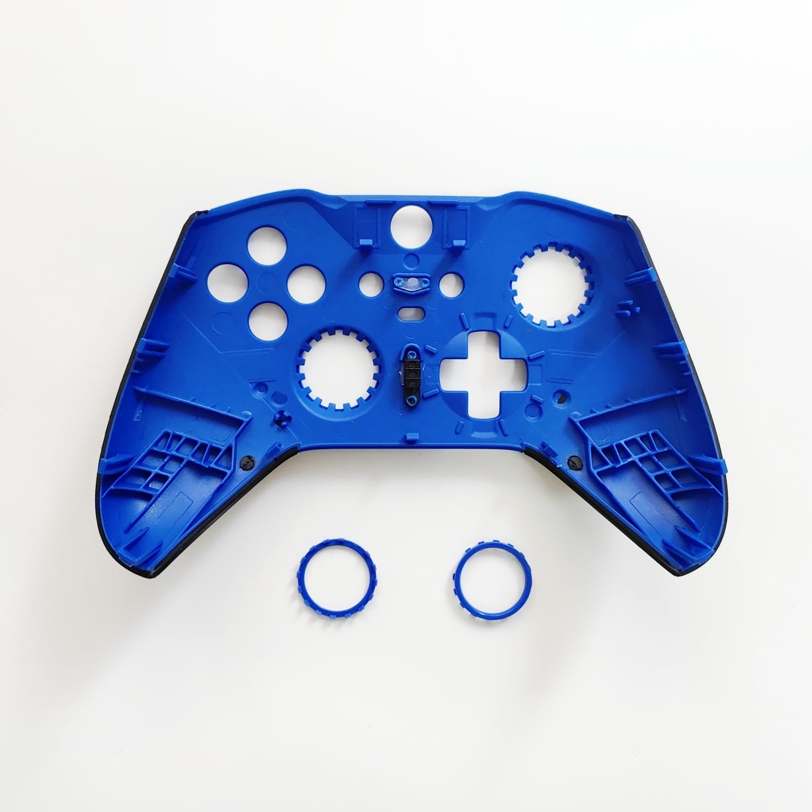 Hzxkqmil Boîtier de Remplacement Coque Avant Coquille Plaque Frontale Accessoires de Couvercle pour Xbox Manette Elite Series 2, Anneaux de Joystick Inclus, Bleu
