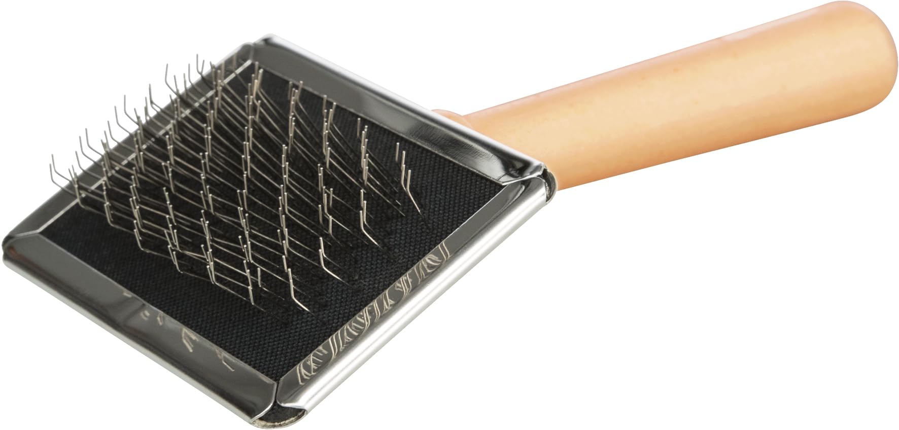 Trixie Slicker Brush Cleaner For Pets with Wooden Handle And Extra Soft Wire Bristles, Keep Pet’s Fur Tangle Free And Clean, Gentle Care For Topcoat And Base Coat - 6 X 13cm (B0C5M48GGP) Amazon Price History, Amazon Price Tracker