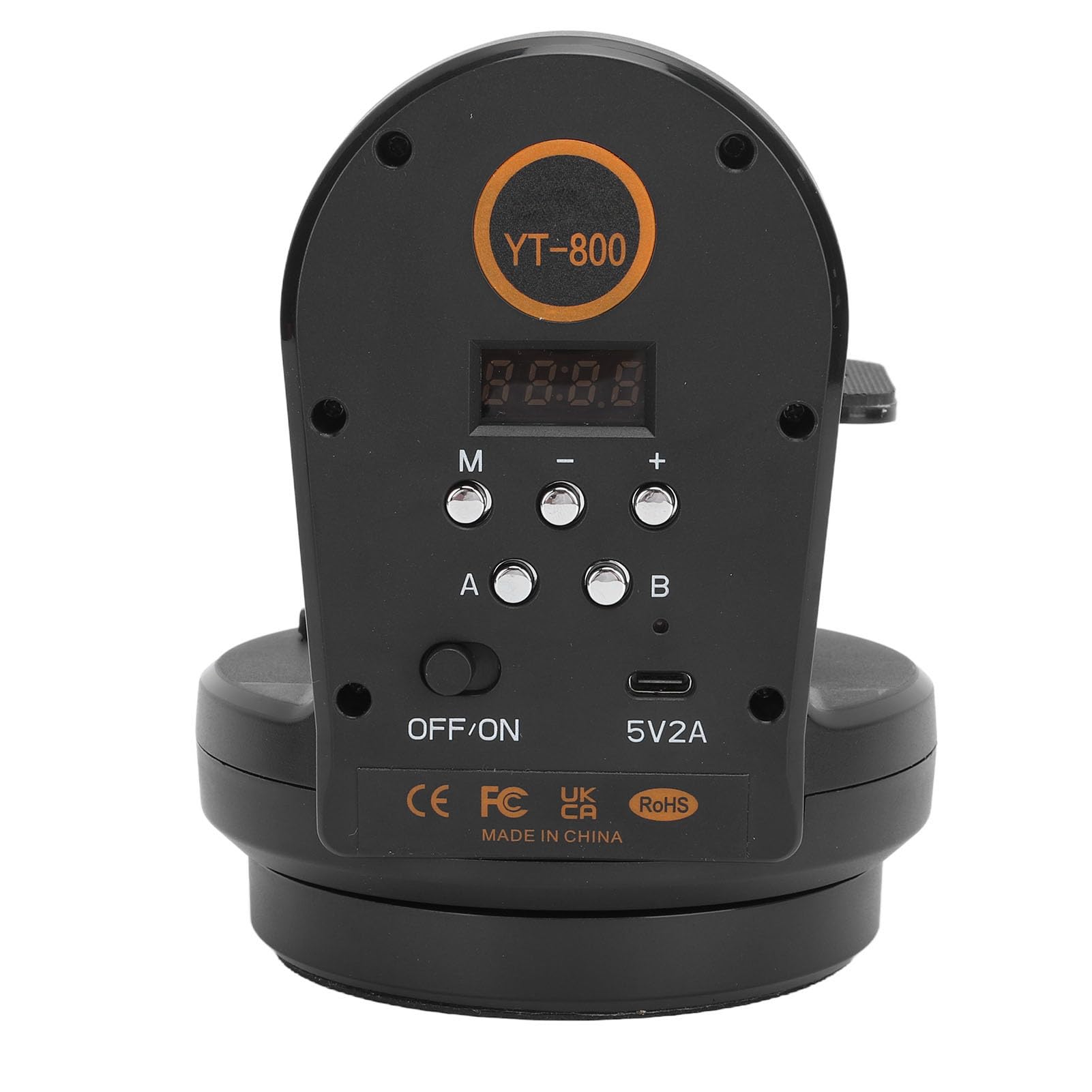 Electric Tripod Heads, 1/4in Screw 360 Degrees Rotation 2.2lb Load Bearing Panoramic Tripod Head for Photography