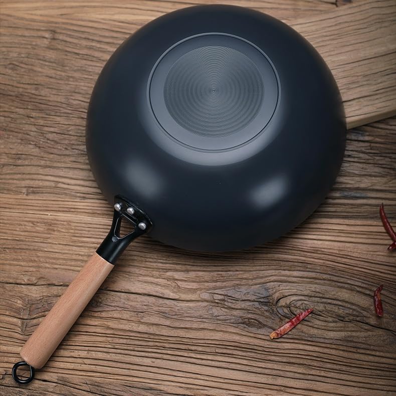Wok con Fondo Plano 32 cm miniatura 3
