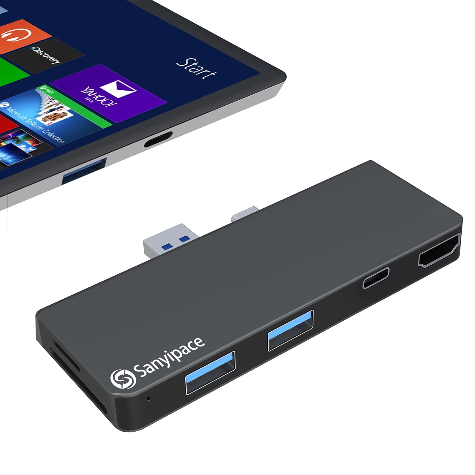 Buy USB C Docking Station for Microsoft Surface Pro 7, 6in1 Dock
