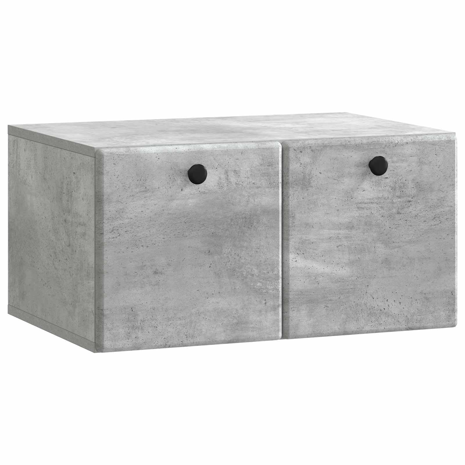 Mobile TV da parete, 59,5 x 41 x 30 cm, grigio cemento