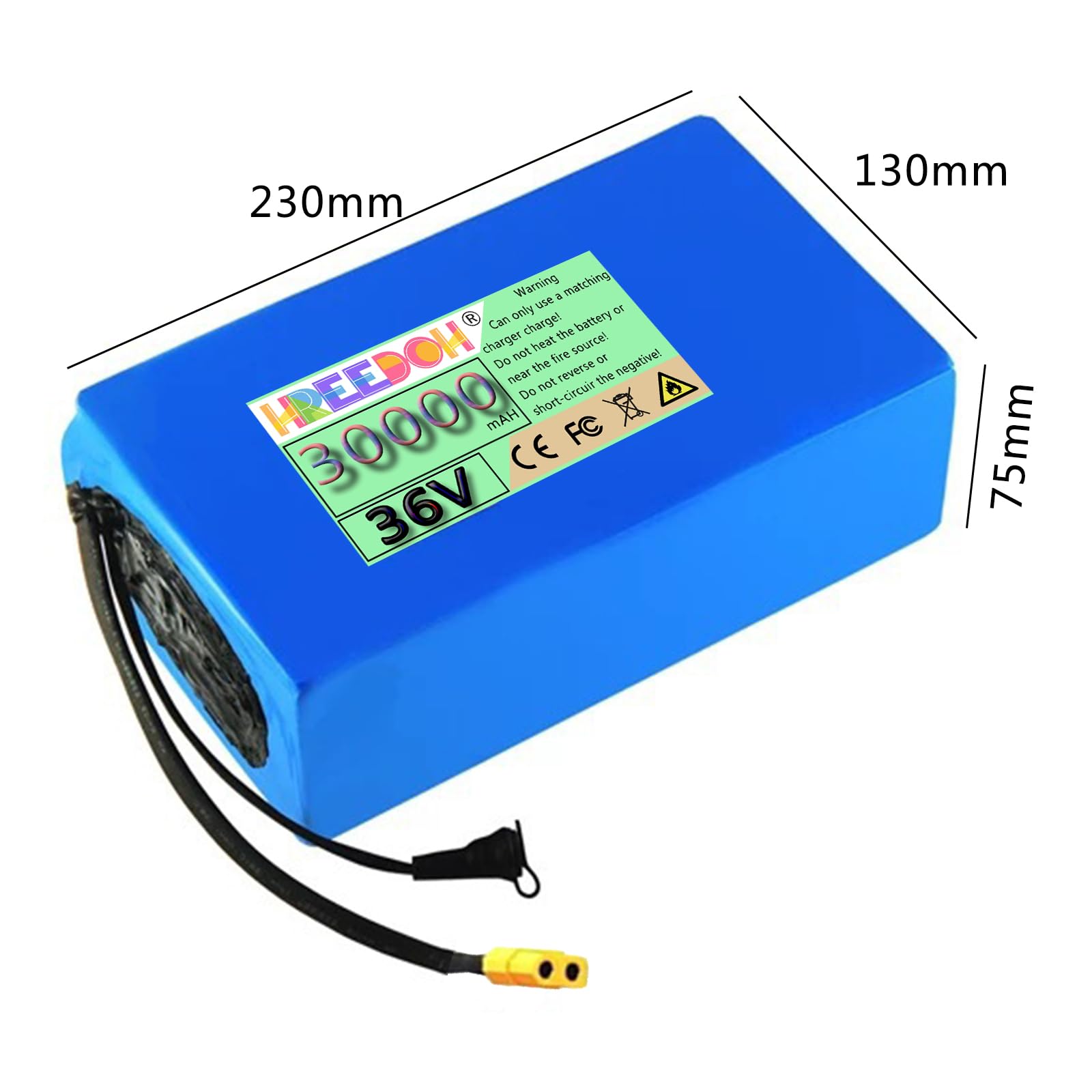 Akumulator litowo-jonowy 36 V Akumulator litowo-jonowy 36 V Akumulator 30 Ah z ładowarką 3 A i BMS do silnika 0-1100 W