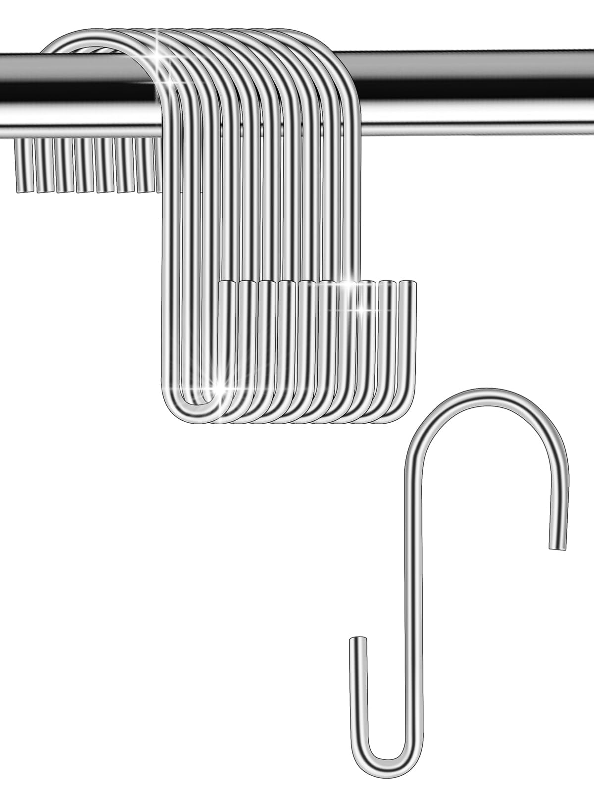 Pack De 8 Crochets En Forme De S Pour La Cuisine, La Salle De Bain