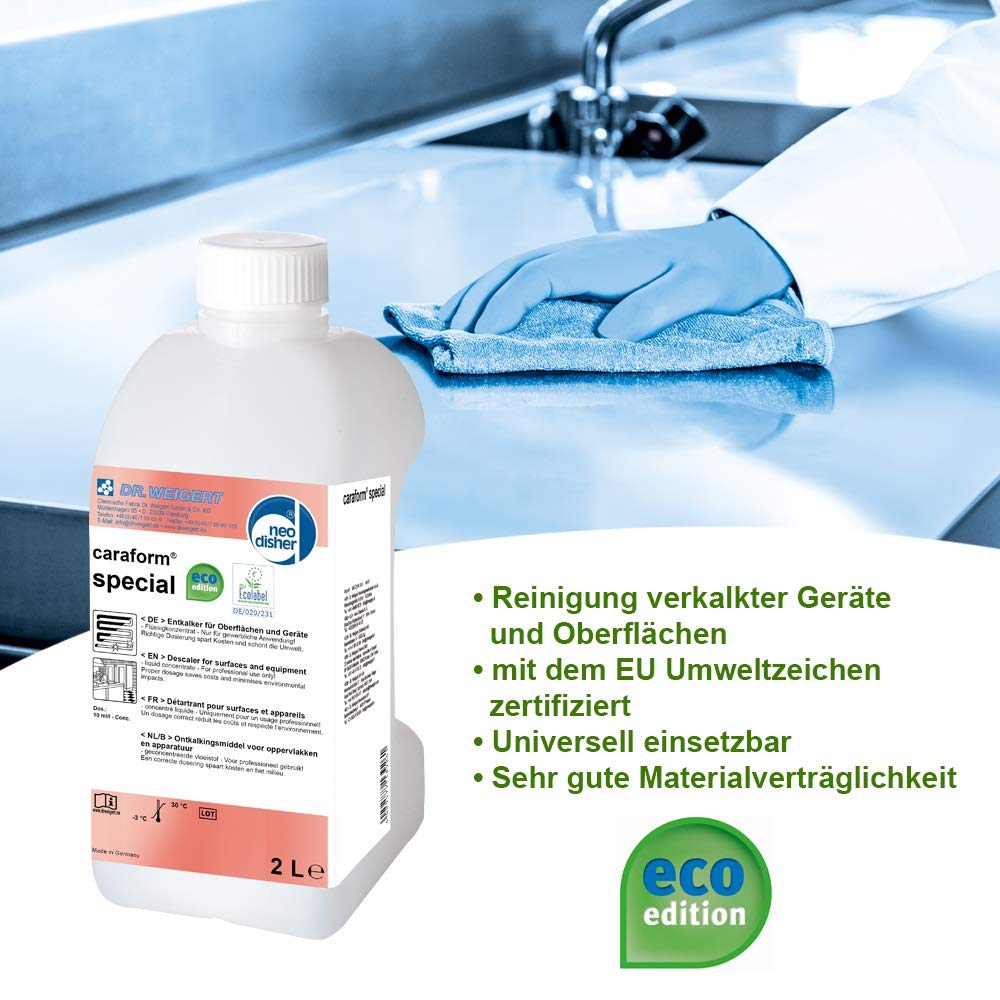 neodisher Caraform special 2l Entkalker für Oberflächen und Geräte Neu für 332042