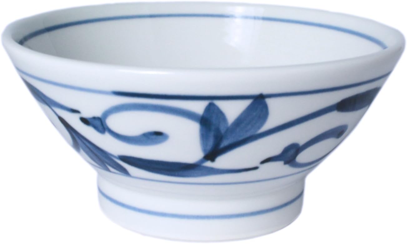 Tsuchida of pottery ware bowl rocks abrasive of Arabesque approximately 210 cc