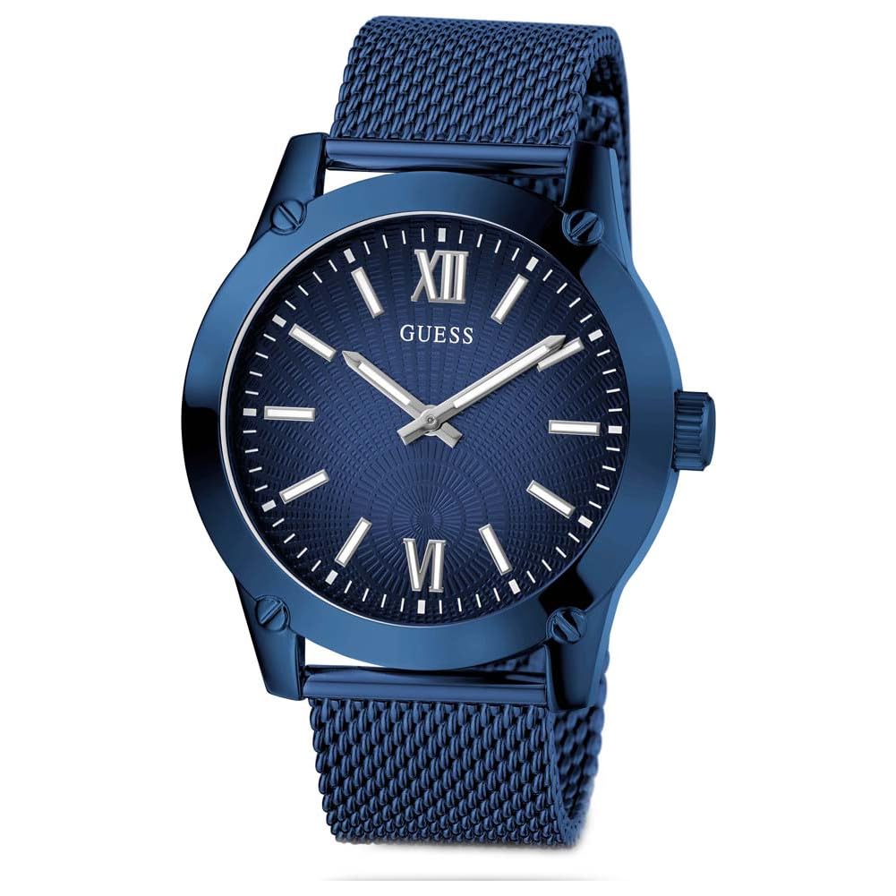 GUESS Men Blue Round Stainless Steel Dial Analog Watch- GW0629G3 (B0CKVQ5PC4) Amazon Price History, Amazon Price Tracker