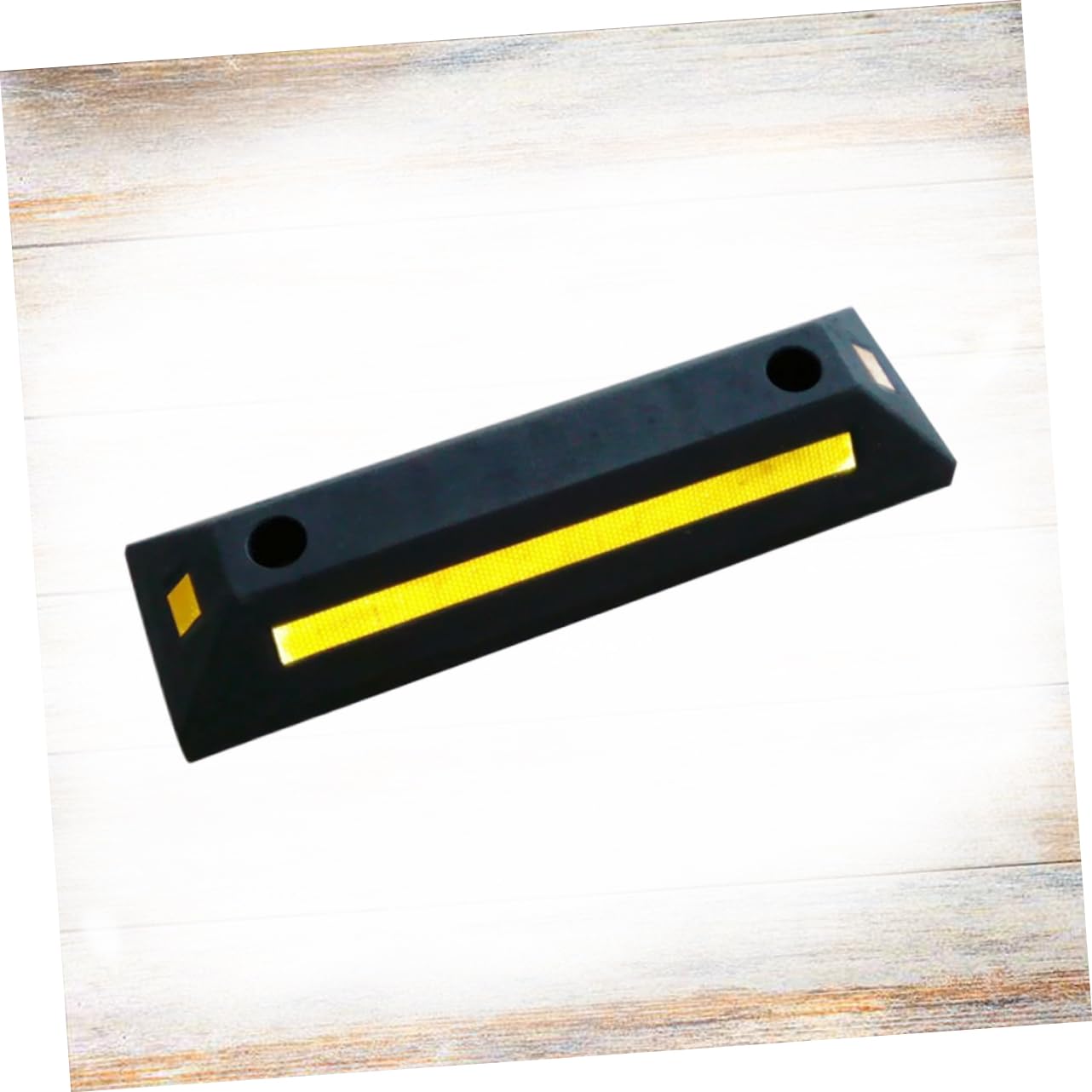 Cabilock Stoppkontrolle Reifeneinstellpad Auto-Anti-rutsch-Werkzeug PVC-stoppkontrolle Reifenstopper Mit Schrauben Für Auto LKW Anhänger Wohnmobil Robustes Unterlegkeil Pad