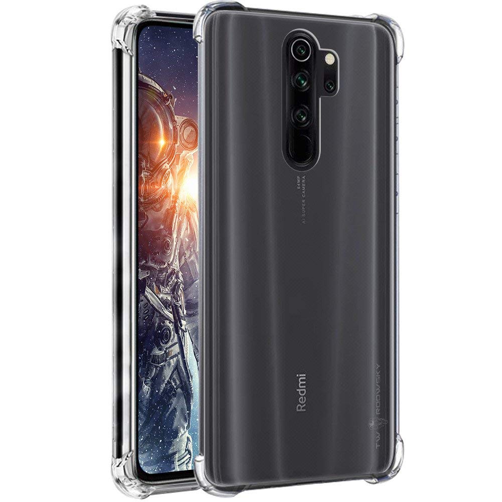 Redmi Note 8 pro Drop Protection Silicon Soft Back Bumper Case 12D Transparent Cover (Corner Protection with Air Cushion Technology) (B0847RKCHG) Amazon Price History, Amazon Price Tracker