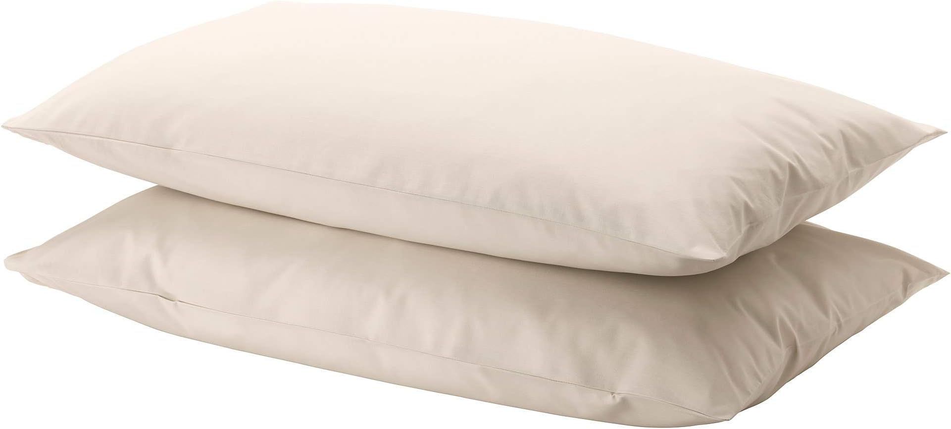 Ikea DVALA Pillowcase, (Beige, 50x80 cm, 20x32")