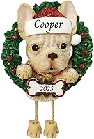 Vista 25 de Adornos personalizados para árbol de Navidad 2024 para mascotas – Razas de perros Chihuahua – Adorno personalizado de Feliz Navidad – Recuerdo