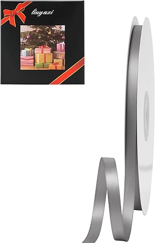 Miniatura 61 de LIUYAXI Cinta de Satén Dorada de Doble Cara 1/4" X 50 Yardas, Cintas Perfectas para Manualidades, Envoltura de Regalos, Fabricación de Lazos y Más