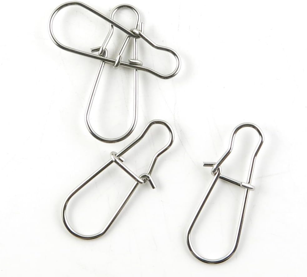 Tackle Fly Solid Clip Bulk Lots Wholesale Supplies R0796 Enhanced Snap Test 70Kg 42MM Cross Lock