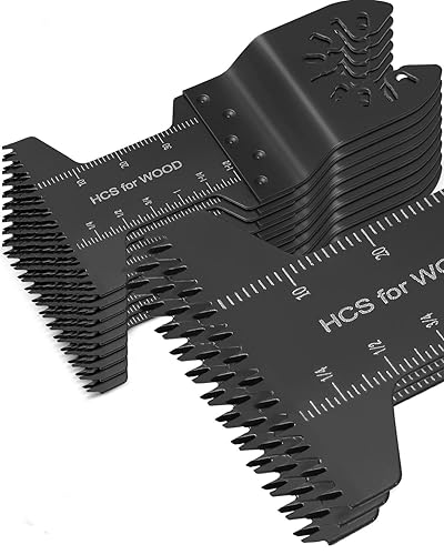 Miniatura 8 de Royars Paquete de 50 hojas de sierra multiherramienta bimetálicas oscilantes multiherramienta para Fein Multimaster Dremel Multi-Max Dewalt