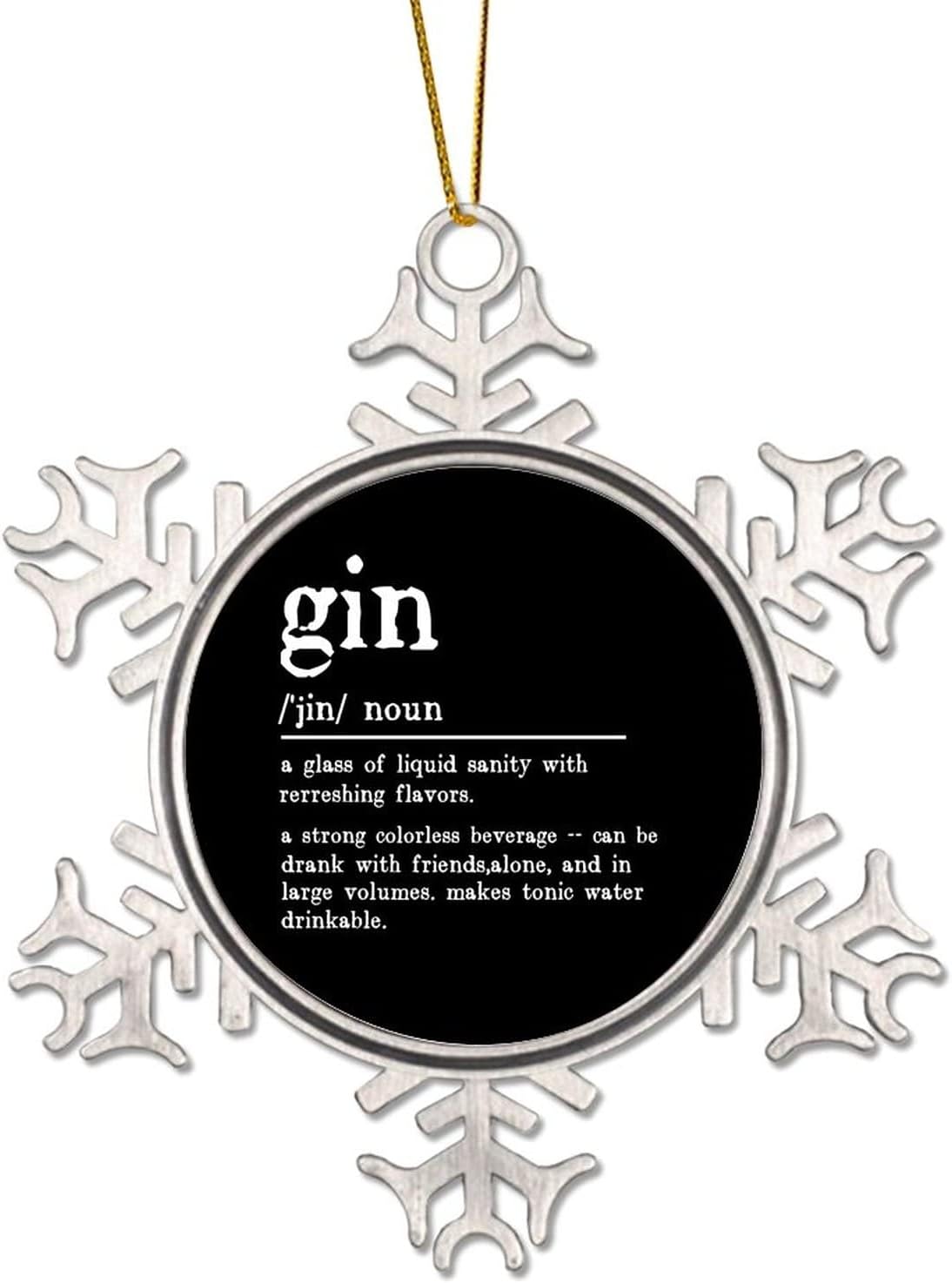 Gin Definition Dictionary Word Meaning Metal Snowflake