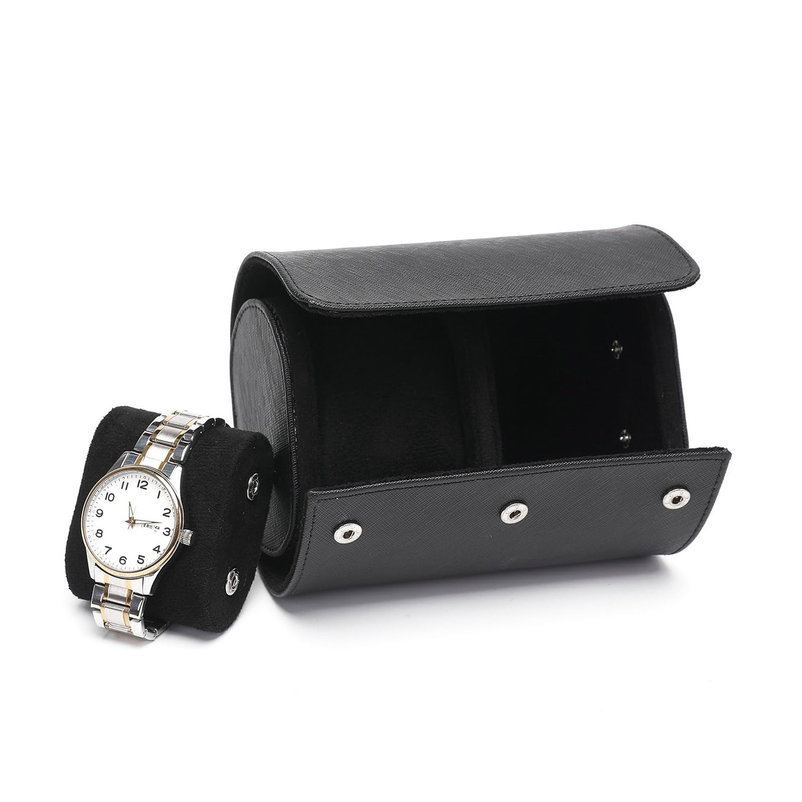 Uhr Box 1/2/3Slot Travel Watch Storage Box Watch Case Organisatoren Schmuckschatz Hülle Watch Roll Staubdichtes Handgelenk