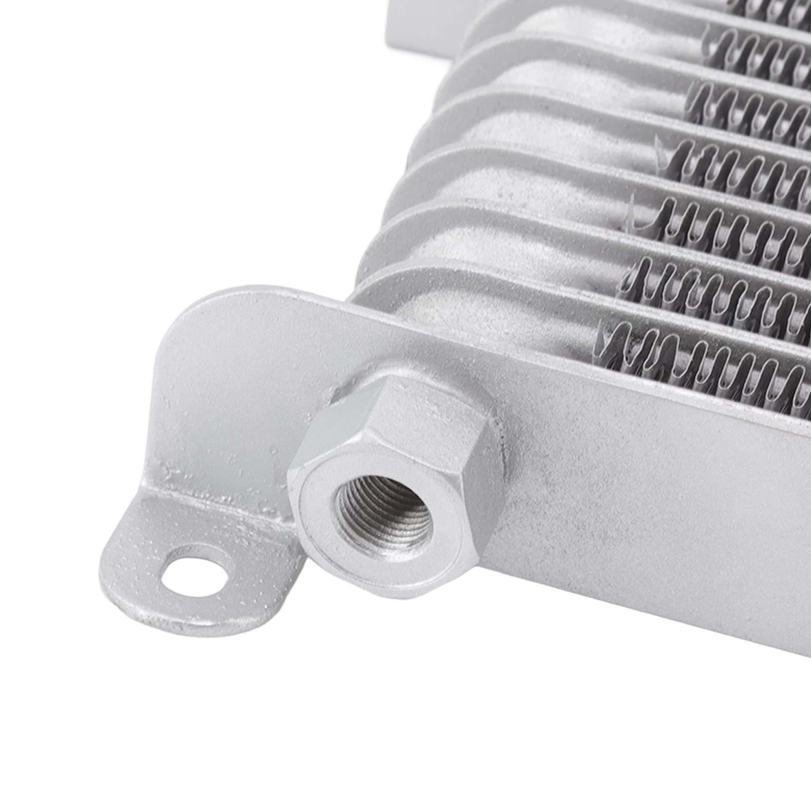 Radiatore radiatore olio in alluminio ad alte prestazioni per motori moto, moto da cross, pit bike 50CC 250CC - Raffreddamento rapido, riduce l'usura del motore, prolunga la durata