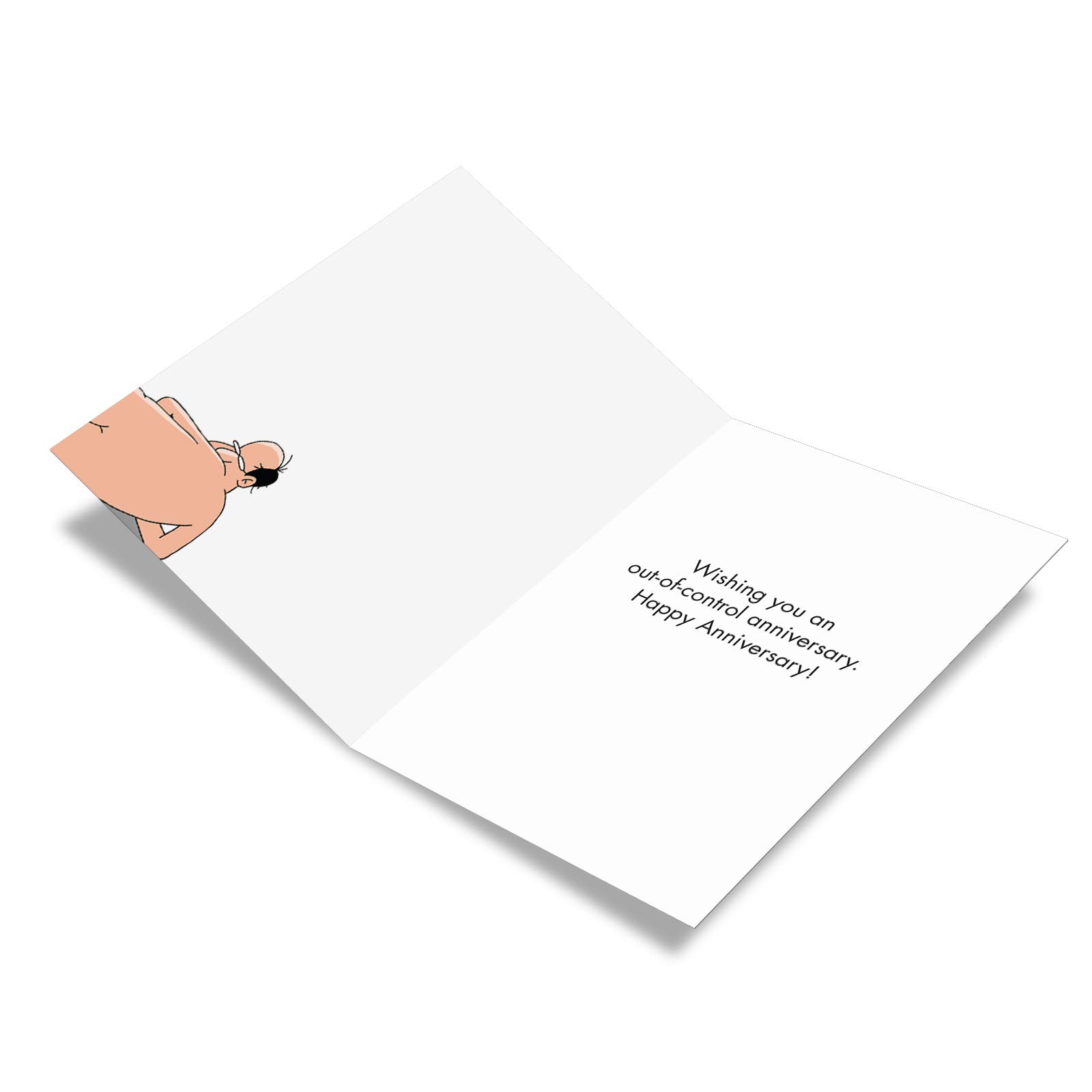Amazon.com: NobleWorks - Funny Anniversary Card with Envelope - Cartoon  Marriage Humor, Spouse Notecard for Anniversary - Remote Rash C7013ANG :  Everything Else