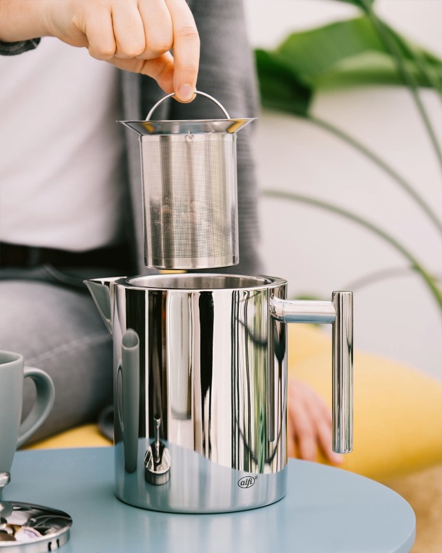 Theepot RVS 0,6L - Horecamaterialen De Meester