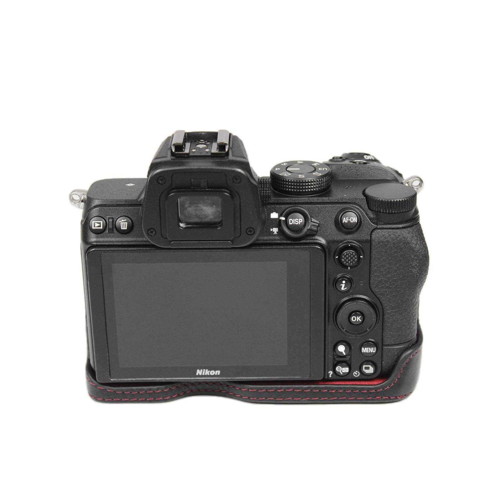 MUZIRI KINOKOO - Funda de piel auténtica para Nikon Z 5, funda protectora de piel para Nikon Z5, color negro