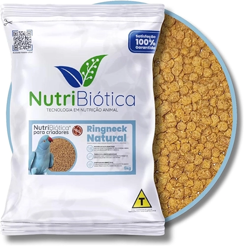 Ração Extrusada Natural Para Criadores de Ringneck 5kg