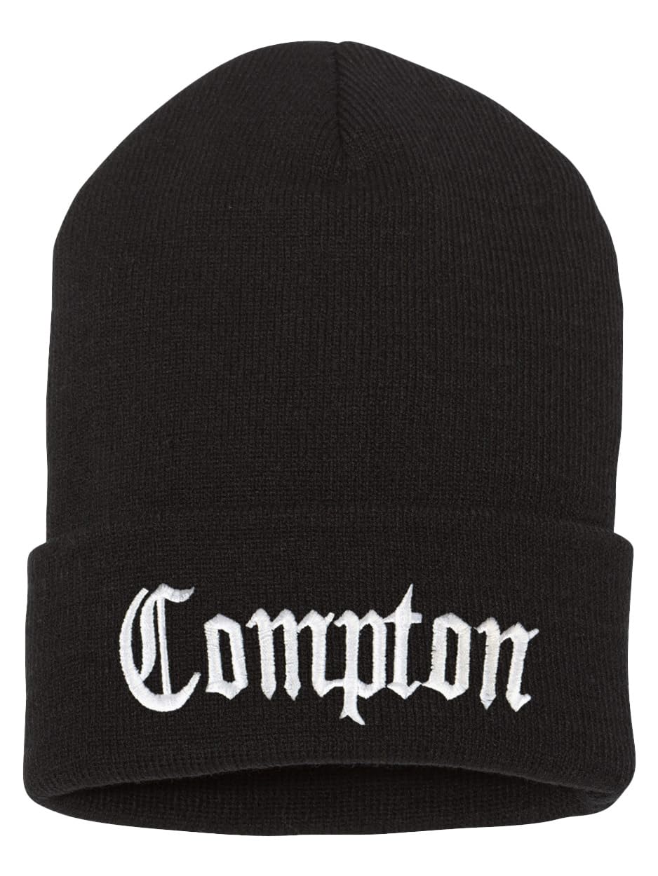 TOP HEADWEARCity Compton Los Angeles Beanie with Free Sunglass