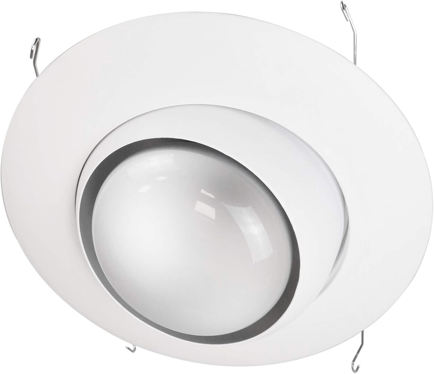 NICOR Lighting 6 inch White Recessed Eyeball Trim Designed for 6 inch Housings (17506WH)