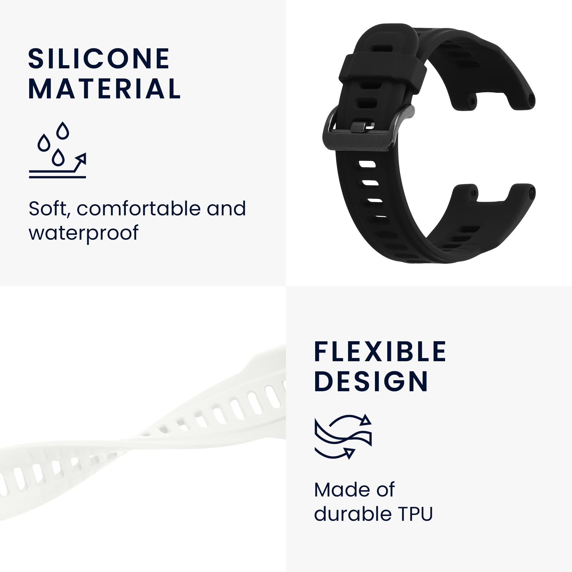 Bracelet Kwmobile Adapté Au Bracelet Huami Amazfit T- Rex / T- Rex