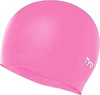 TYR Latex Adult Swim Cap - Durable Hydrodynamic Fit for Men & Women, Training & Recreation Swimming