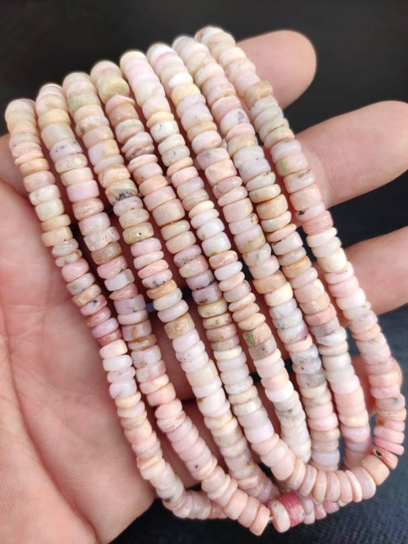 Perles opale rose naturelle pour créer vos propres bijoux bohèmes chic à porter au quotidien