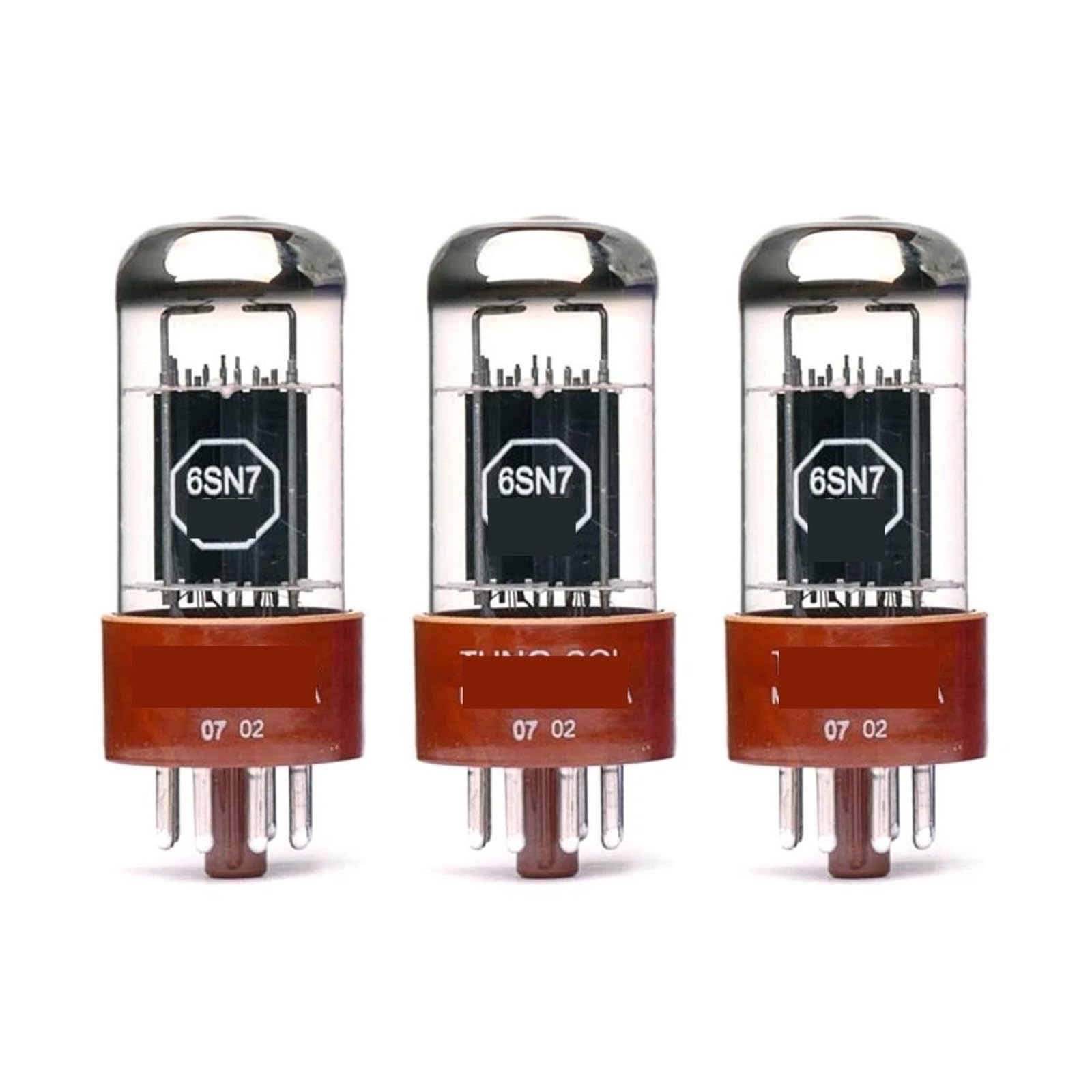 3 Pcs Gain Matched Trio (3) 6SN7GTB Vacuum Tube 6SN7 6SN7GT-