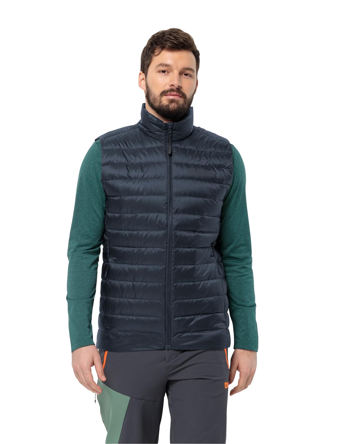 Jack Wolfskin Pilvi Down Vest M Down Vest, Night Blue, XL for Men, Night Blue (Night Blue), XL