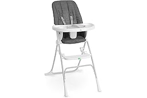 Ingenuity Sun Valley Compact Folding High Chair: Perfect for 6-Month-Old Feedings