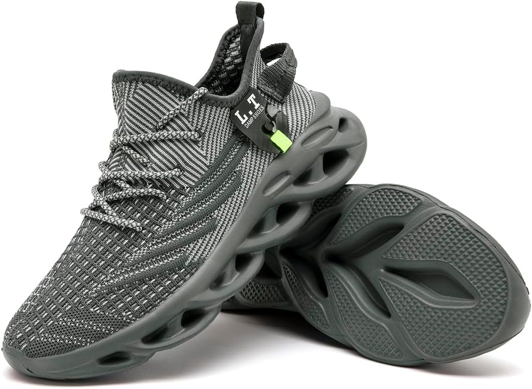 Men Running Shoes Men's Tennis Shoes Lightweight Breathable Fashion Sneakers Non Slip Workout Gym Shoes for Running - Image 4