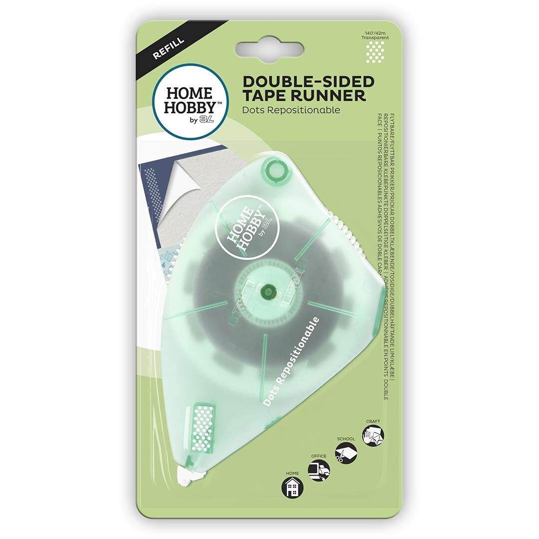 HomeHobby by 3L Refill Grand Tape Runner - Dots - Repositionable