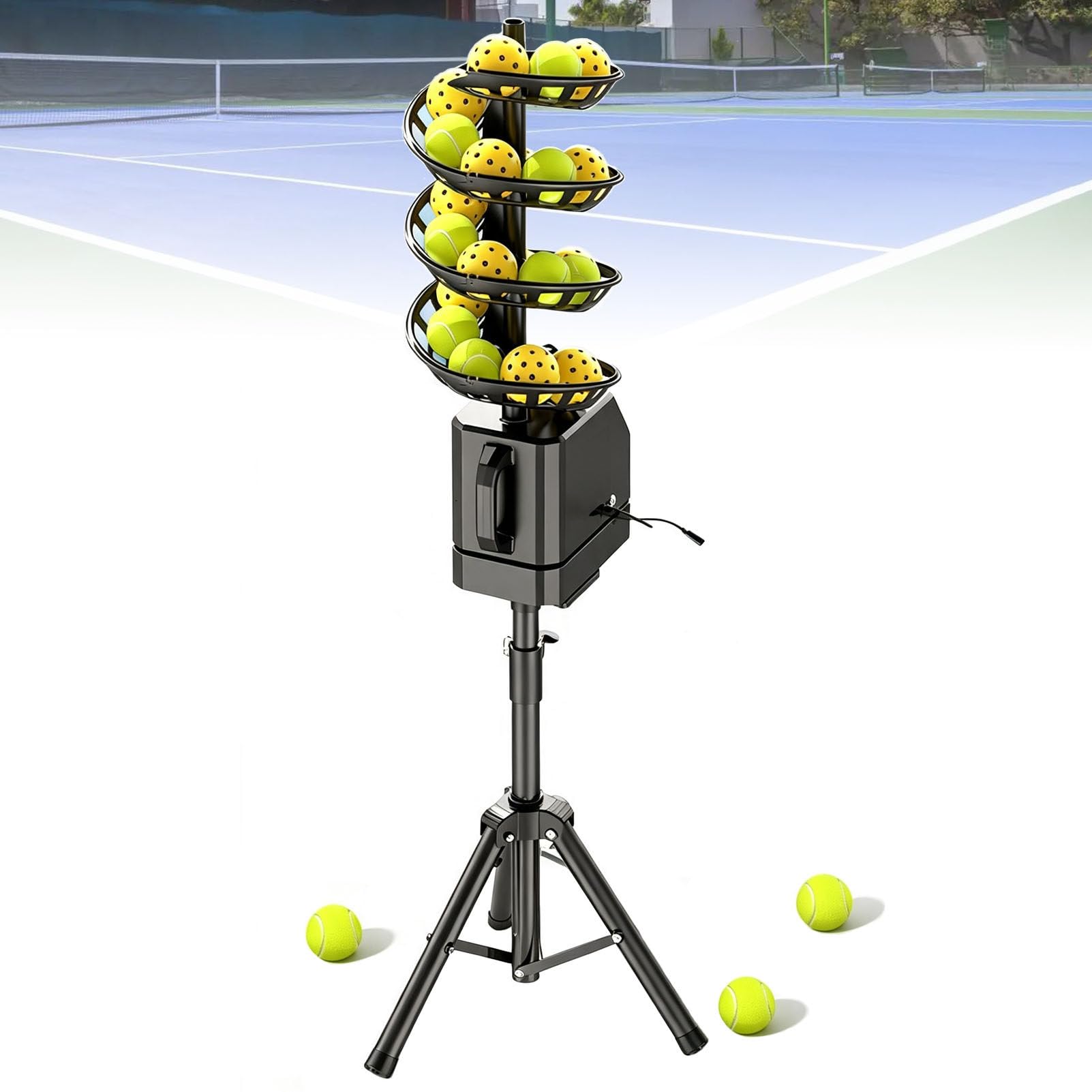 Lanciapalle per Pickleball, capacità 27 Palline