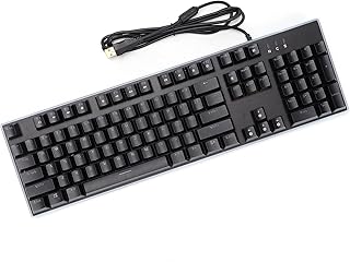 Teclado USB 104 Teclas Computador PC Teclado Desktop Efeitos de Luz de Fundo Teclado de Computador Com Fio Acessórios de Computador para Windows 2000/XP/7/8/10