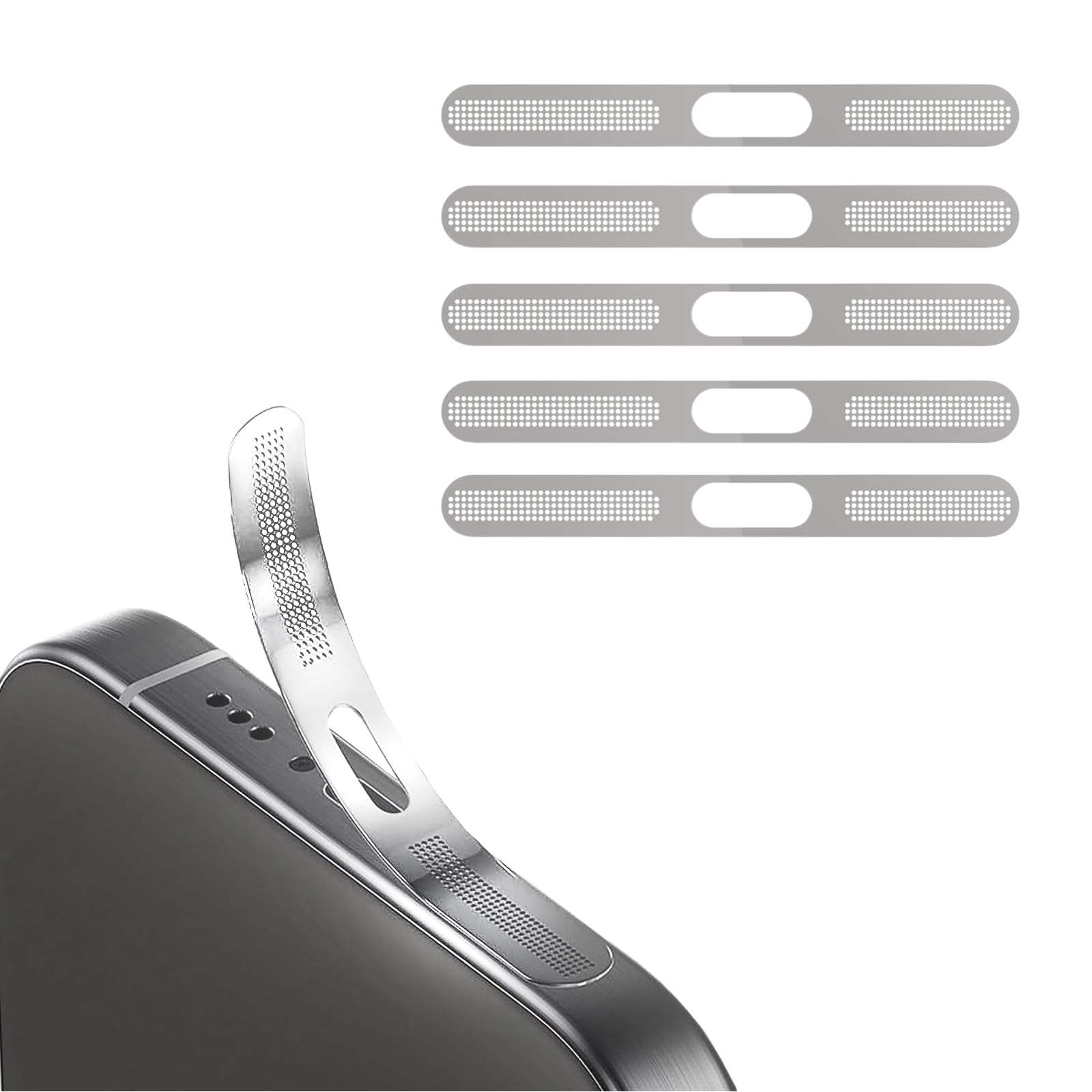 Adesivi Rete Antipolvere Per IPhone 16 Pro/Pro Max - Protezione Porta Ricarica E Altoparlante - Foto 8