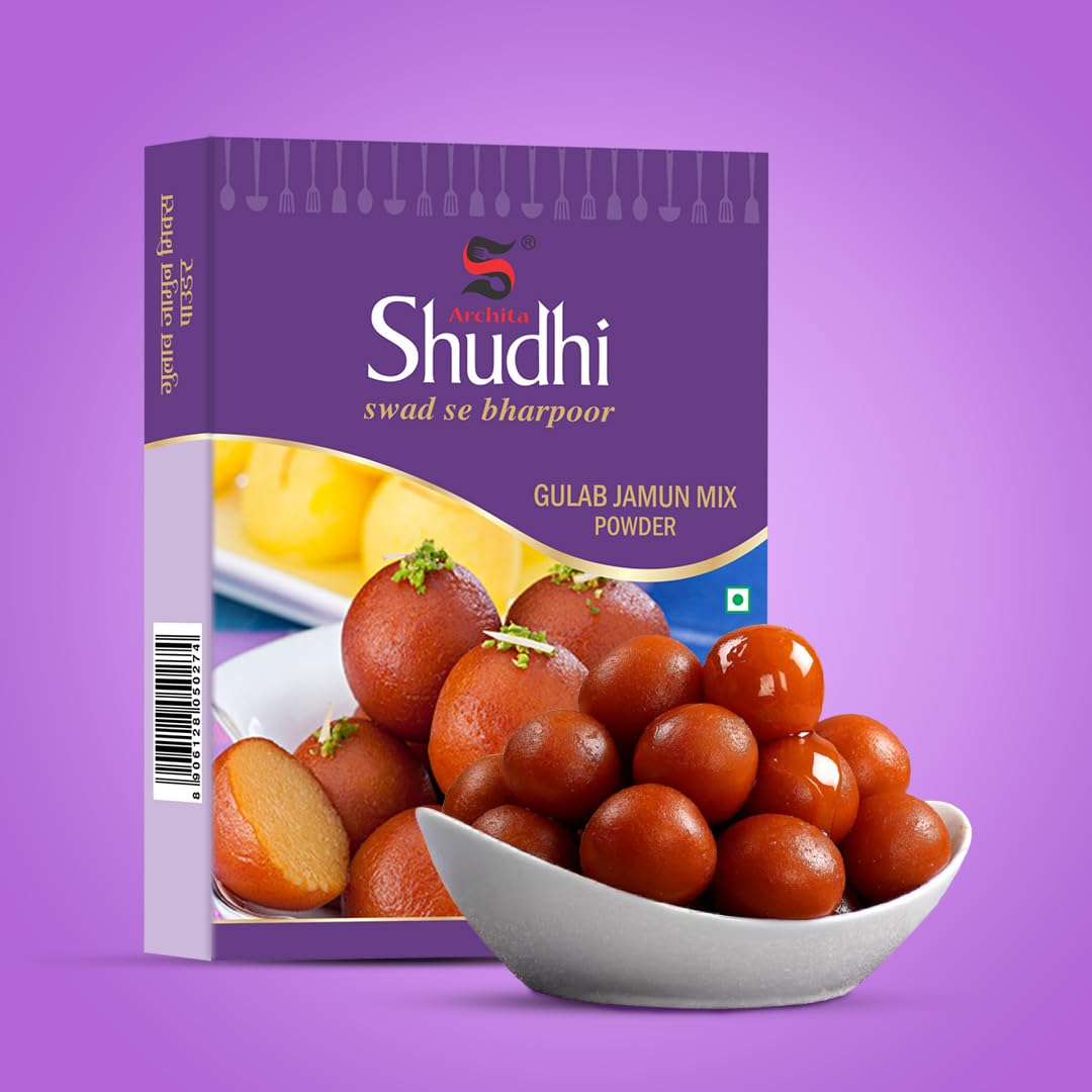 Archita Shudhi Gulab Jamun Powder Mix|Mithai dessert mix|Makes 50 per Pack|Pure Veg|Delicious Indian Dessert and Mithai|Festive Combo (100g + 100g Free (Net 200g)) (B0DHCTZRCJ) Amazon Price History, Amazon Price Tracker