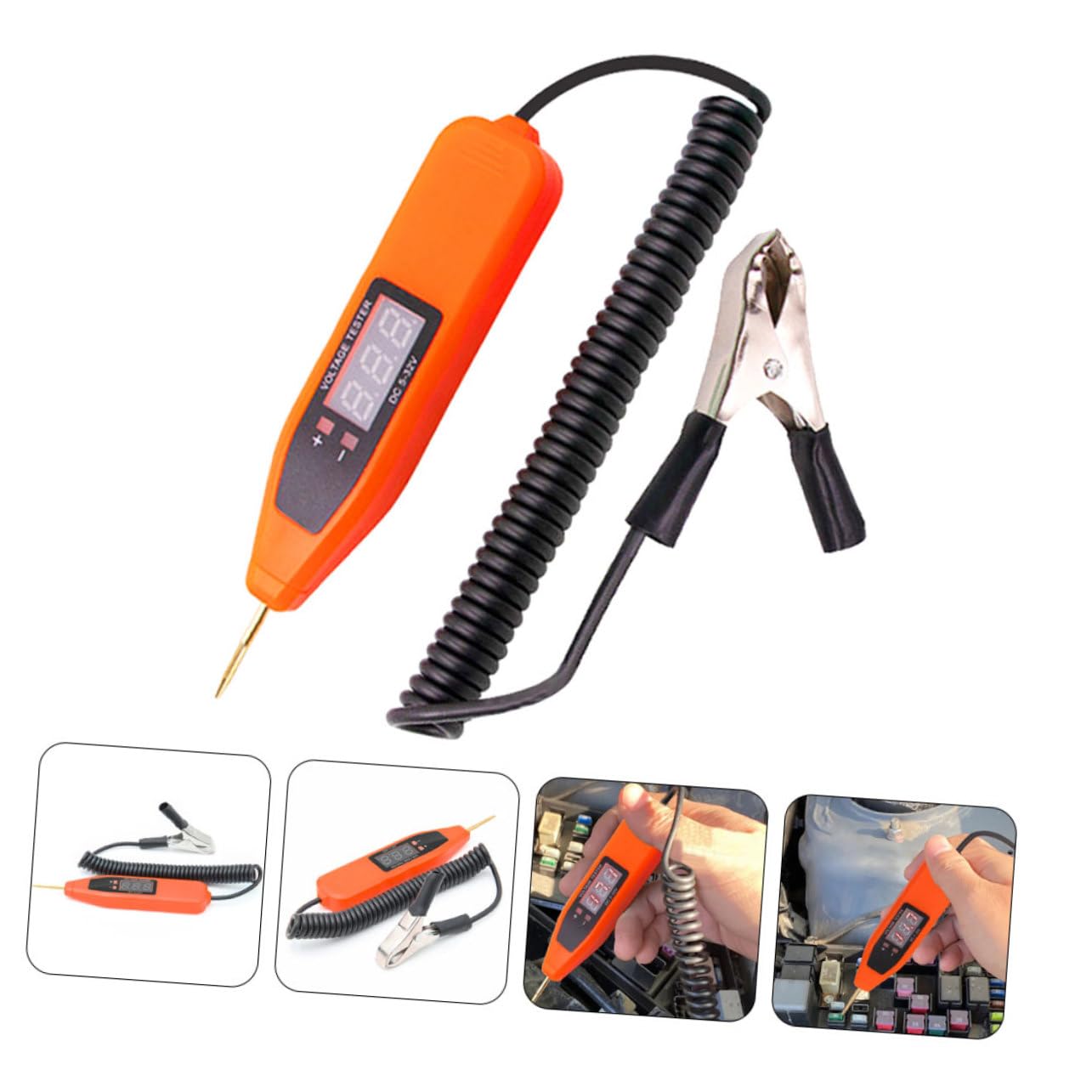 Alipis 5 Pièces Stylo De Test De Tension Testeur De Tension Pouvoir Testeur De Fusible De Tension De Voiture Automobile Testeur De Fusibles De Voitures Outil Usb Numérique Électronique