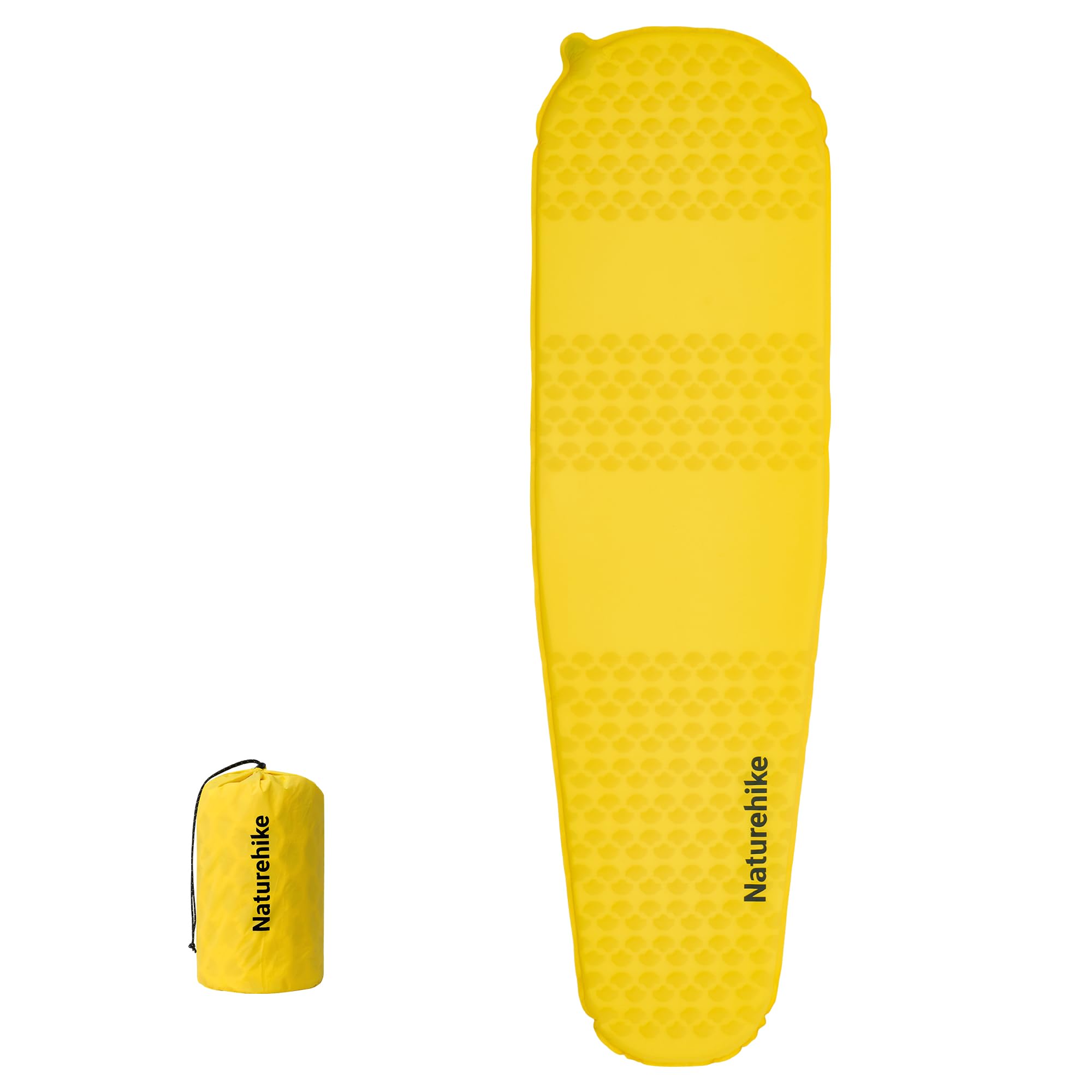 Naturehike Yugu Air Mattress - Colchoneta autoinflable de 3,5 cm de grosor, tamaño compacto y ligero, para camping, senderismo y deportes al aire libre
