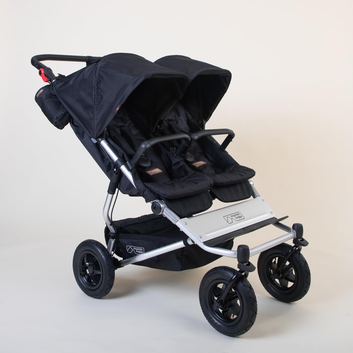 Mountain Buggy Duet Passeggino gemellare Heritage V4 Passeggino Caviar Nero