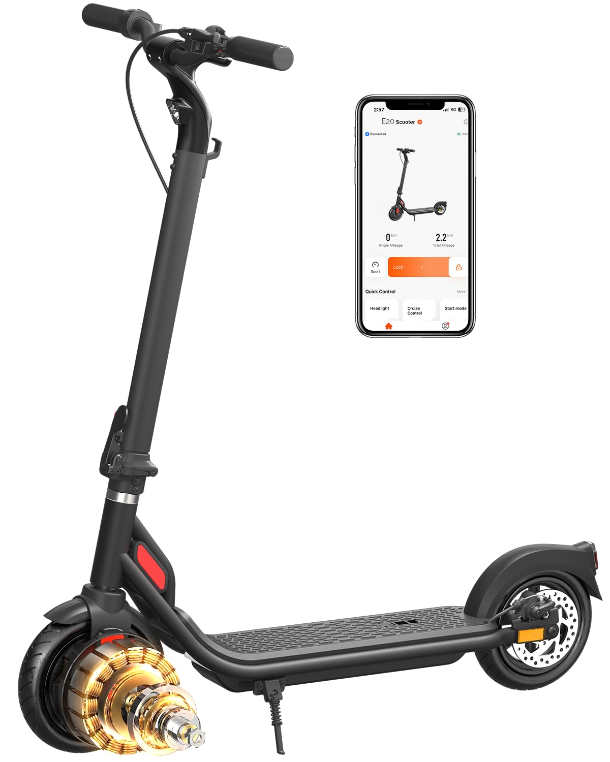 Monoruota Inmotion E20 - Elettrico Con Doppie Ruote, 30 Km Autonomia, 20 Km/h - Foto 8