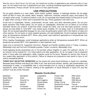 Lawn Synergy Lesco Three-Way Selective Post Emergent Liquid Herbicide (1 Gallon)