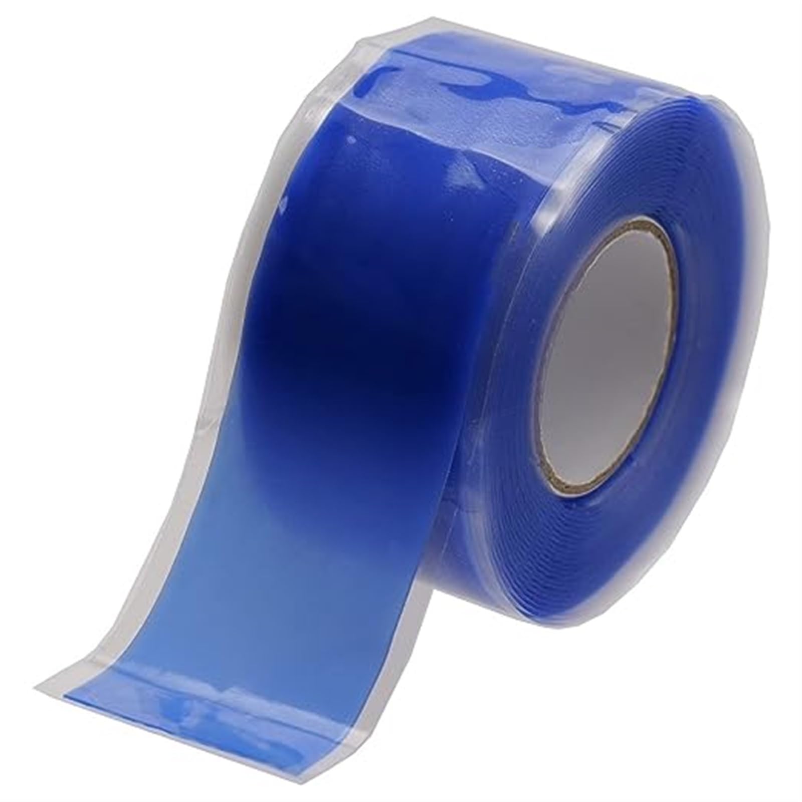 THE WHITE SHOP 10FT Grip Tape, Self Fusing Silicone Tape Rubber Grip Wrap for Pull Up Bars, Barbells, Dumbbells, Gym Equipment, Bike Handles (Blue)